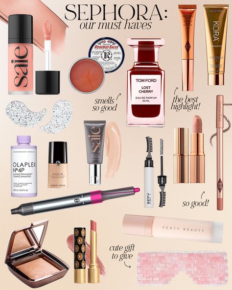 Must Have Make Up Products, Charlotte Tilbury Lip Liner, Sephora Must Haves, Smiths Rosebud Salve, 23 Outfit, Sephora Products, Brow Sculpt, Charlotte Tilbury Lip, Charlotte Tilbury Lipstick