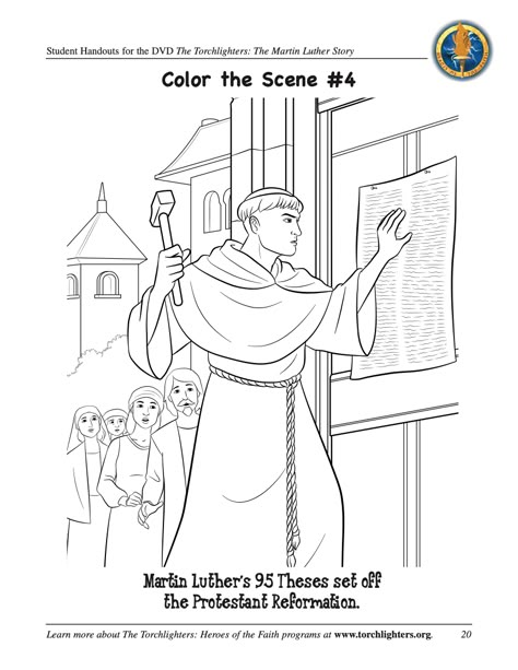 Reformation Coloring Page, Reformation Day Coloring Pages, Reformation Day Printables, Martin Luther King Jr Pictures In Color, Martin Luther King Kids, Reformation Sunday, 95 Theses Martin Luther, Martin Luther 95 Theses, Pope Innocent Iii