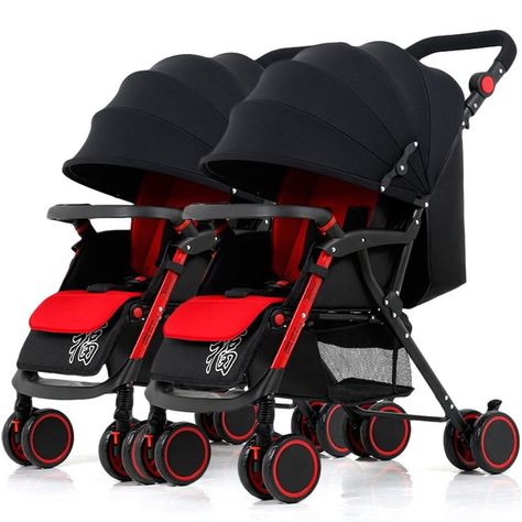 #doublestroller #twinbaby #twinstroller #doublebaby Stroller Twins, Double Baby Strollers, Twin Strollers Infants, Twin Strollers, Folding Trolley, Double Stroller, Baby Pram, Twins Baby, Baby Prams