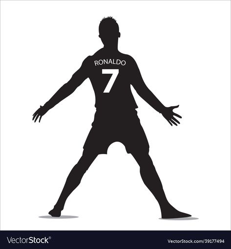 Cristiano Ronaldo Tattoo Ideas, Ronaldo Silhouette, Cr7 Celebration, Ronaldo Number, Cristiano Ronaldo Celebration, Ronaldo Celebration, Cristiano Ronaldo Hairstyle, Cristiano Ronaldo Goals, Ronaldo 9