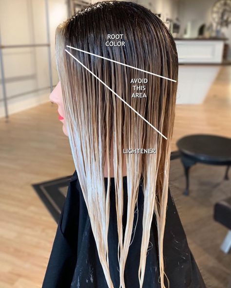 HAIRSTYLIST | BLONDES + EDU on Instagram: “wet balayage.⁣ ⁣ what is it? ⬇️⁣ wet balayage is exactly what it sounds like — applying your balayage on damp hair. this process can be…” Wet Balayage, Hair Dye Techniques, Balayage Hair Tutorial, Blonde Hair With Pink Highlights, Pink Blonde Hair, Blonde Hair Brown Eyes, Colored Hair Tips, Blonde Hair With Bangs, Hair Color Formulas