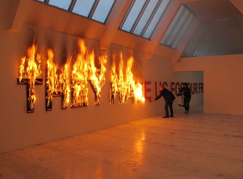 Claire Fontaine Bbq Grill Design, Yves Klein, Robert Rauschenberg, Fire Element, New Gods, Fire Art, Grill Design, A Level Art, Museum Of Contemporary Art