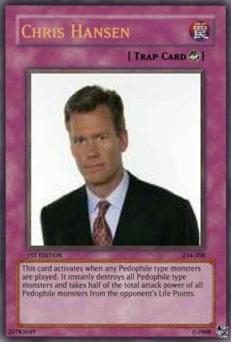 Chris Hansen Meme, Happy Birthday Brother Funny, Happy Birthday Friend Funny, Why Meme, Birthday Brother Funny, Chris Hansen, Card Memes, Trap Cards, Yugioh Trap Cards