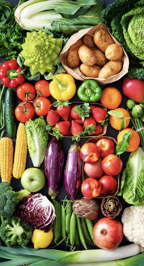 Vegetable Asthetic Picture, Vision Board Vegetables, Fruit And Vegetables Aesthetic, Fruit And Veg Aesthetic, Fruit And Vegetable Garden Aesthetic, Fresh Vegetables Aesthetic, Fruits And Veggies Aesthetic, Fresh Vegetables Photography, Aesthetic Fruit Pictures