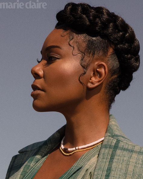 Gabrielle Union Braids, Meagan Good, Marie Claire Magazine, Gabrielle Union, Protective Style, Celebrity Hair Stylist, Short Natural Hair Styles, Afro Hairstyles, Protective Styles