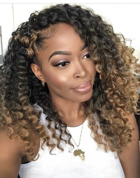 Crochet Hairstyles, Summer Braids, Curly Crochet Hair Styles, Natural Braids, Pelo Afro, Braided Ponytail Hairstyles, Protective Hairstyles Braids, Crochet Braids Hairstyles, Hair Ponytail