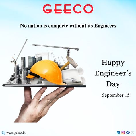 Happy Engineer's Day to the brilliant minds shaping our world! Your innovation, problem solving, and commitment inspires us. May your designs be groundbreaking, solutions transformative, and creativity limitless. Here's to engineers who turn dreams into reality, building bridges and paving the way to a brighter future. Your dedication fuels progress and vision propels us. Keep engineering greatness! #EngineersDay #EngineeringExcellence #InnovationInEngineering #aph #esp #precipitators Happy Engineer's Day, Engineers Day, Human Resource Development, Community Halls, Logistics Management, Metal Doors, Bridge Building, Training And Development, Real Estate Property