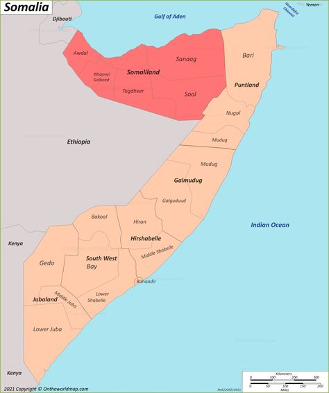 Somalia Map, Siad Barre, Horn Of Africa, Photo Letters, Africa Map, Country Maps, Detailed Map, January 2024, Location Map