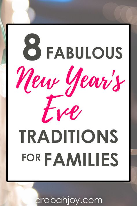 New Year’s Eve Countdown Activities, New Years Family Traditions, New Years Eve Traditions Families, Christian New Years Eve Party Ideas, New Year’s Eve Family Traditions, New Year’s Eve With Kids, New Year’s Eve Traditions, New Year’s Eve At Home, Family New Years Eve Ideas