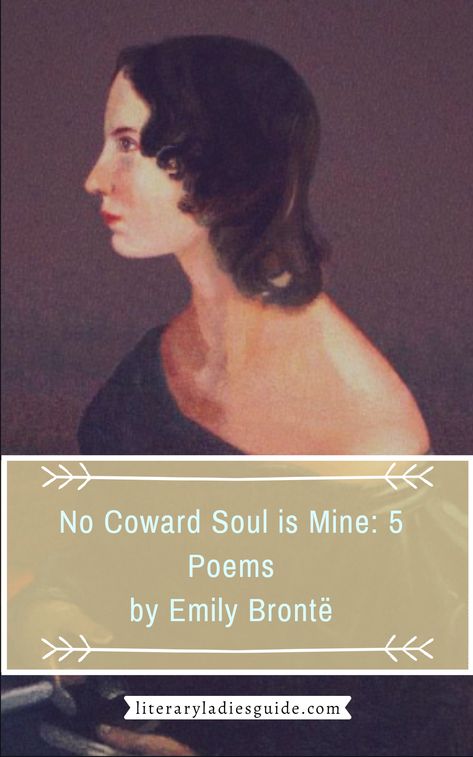 5 beautiful, haunting poems by Emily Brontë, including No Coward Soul is Mine Haunting Poems, Her Poetry, Little Sister Quotes, Adoption Quotes, Classic Poems, Grandmother Quotes, Emily Brontë, Sister Poems, Female Poets