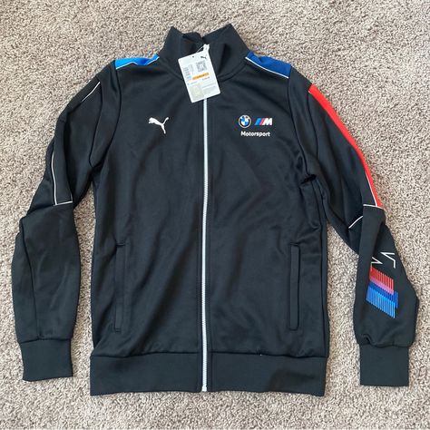 Puma Bmw Motorsport Sds Sweat Jacket 535859-04 Men's Tracksuit Jacket New Size S Jeremy Scott Adidas, Puma Tracksuit, Sport Life, Racing Track, 90s Sports, Sweat Jacket, Adidas Crazy, Puma Shirts, Track Suit Men