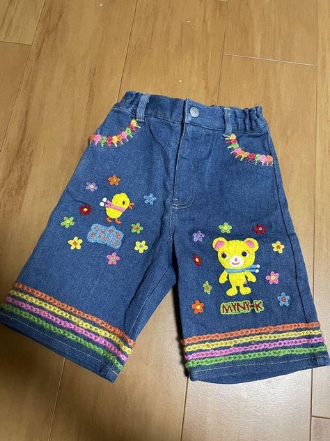 Clowncore Skirts, Kidcore Pants, Clowncore Outfit, Silly Outfits, Cartoon Clothes, Silly Clothes, Chica Cool, Space Outfit, Pants Skirt