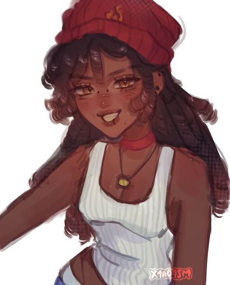 Poc Pfps Girl Poc Pfps Ideas In 2022 Poc Pfps, Red, Hair, Anime, White, Black