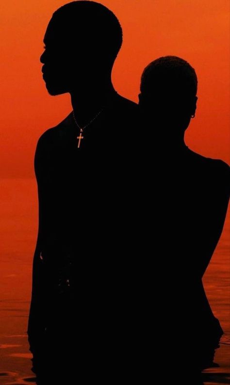 Couple Themed Photoshoot, Black People Party Aesthetic, Divine Masculine Aesthetic, Melanin Couples, Black Romance Aesthetic, Love Moodboard, Man And Woman Silhouette, Lgbt Culture, African Love