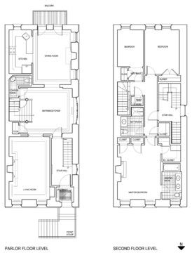 British Townhouse Floor Plan, Georgian Townhouse Floorplan, Small Row House Design, Townhouse Renovation, Nyc Brownstone, Townhouse Apartments, Row Home, City Houses, New York Townhouse