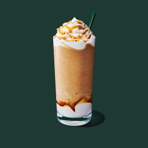 Caramel Ribbon Crunch Frappuccino® Blended Beverage: Starbucks Coffee Company Dark Caramel Sauce, Caramel Ribbon Crunch Frappuccino, Ribbon Crunch Frappuccino, Caramel Ribbon Crunch, Frappuccino Flavors, Order At Starbucks, Spritz Recipe, Baked Dinner Recipes, Cream Caramel