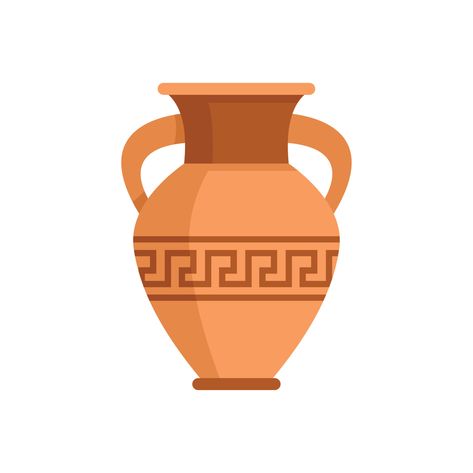 Download the Greek vase icon flat vector. Ancient pottery 17337123 royalty-free Vector from Vecteezy for your project and explore over a million other vectors, icons and clipart graphics! Greek Vase Drawing, Pottery Icon, Ancient Greek Vase, Vase Clipart, Diy Eid Decorations, Greek Drawing, Vase Drawing, Greek Vase, Christian Cartoons