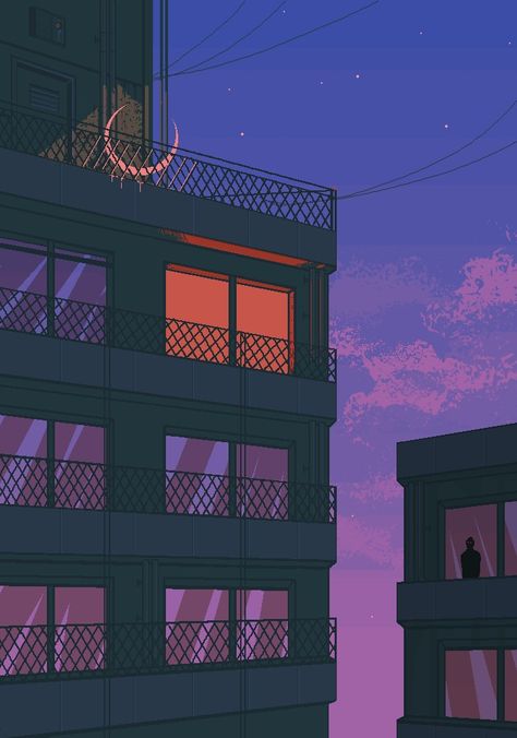 #gif #bynight #sleepless #insomia #sleeplessness #insomniac #wakefulness #loneliness #CityLife #night #alone #GoodNight #SleepingTime Lo-fi Aesthetic, Lofi Aesthetic, 심플한 그림, Pixel Art Background, Japon Illustration, Vaporwave Aesthetic, Wallpaper Animes, Beautiful Night, Lo Fi