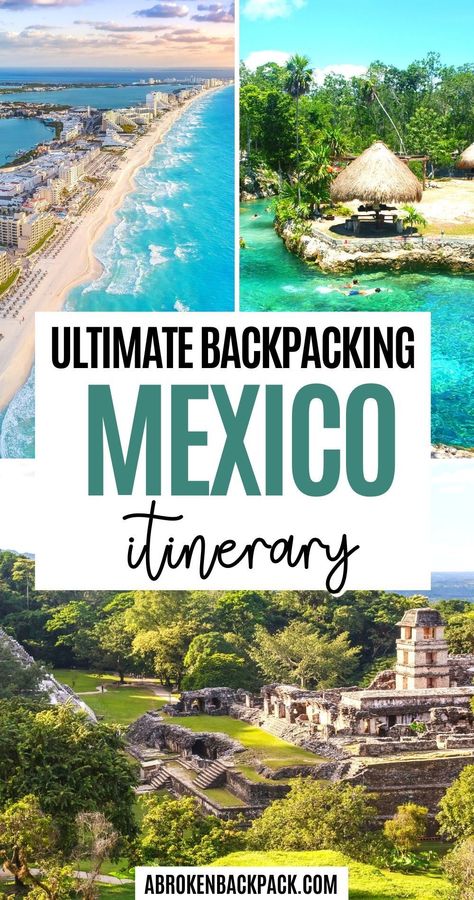 Backpacking Mexico, Backpacking Routes, Beautiful Place In The World, Mexico Itinerary, Mexico Beaches, Best Beaches To Visit, Explore Mexico, Mexico Travel Guides, Mexico Travel Destinations