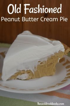 Easy Pudding, Peanut Butter Cream Pie, What Is Healthy Food, Peanut Butter Cream, Easy Puddings, Pudding Pie, Pudding Pies, Peanut Butter Desserts, Peanut Butter Pie