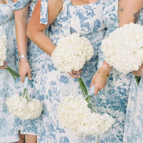 Coastal Bridesmaid Dresses, Bridesmaid Proposal Blue, Reformation Bridesmaids, French Blue Bridesmaid Dress, French Blue Wedding, Chinoiserie Wedding, Woodland Wedding Inspiration, Money Wedding, Garden Inspired Wedding