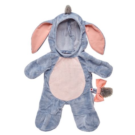 Buildabear Clothes, Eeyore Halloween, Eeyore Costume, Eeyore Gifts, Winnie The Pooh Character, Disney Eeyore, Build A Bear Outfits, Goth Baby, Teddy Bear Clothes