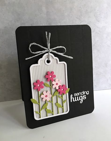 Tag Cards, Card With Flowers, Birthday Cards Diy, Card Making Inspiration, Handmade Birthday Cards, Simon Says Stamp, Simon Says, Paper Crafts Cards, Card Tags