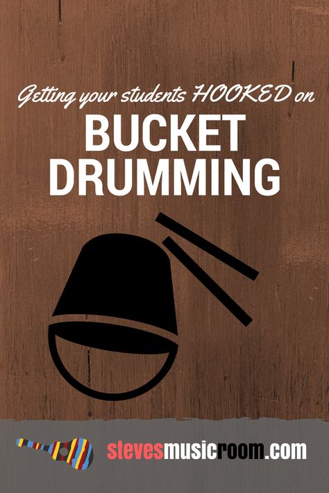 How to Get Your Students Hooked on Bucket Drumming – Steve's Music Room Blog Bucket Drumming, Senior Living Activities, Middle School Music, Elementary Music Lessons, Elementary Music Education, Boomwhackers, Drum Music, Music Lesson Plans, Hand Drum