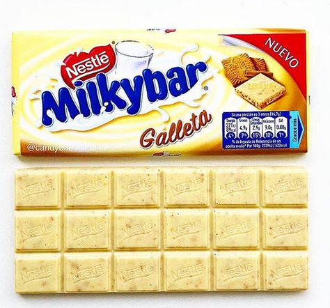 Milk Chocolate Bark, Milkybar Chocolate Bar, Milky Bar Chocolate, Milka Flavors, 1980s Chocolate Bars, Nestle Chocolate, Speculoos Cookies, Milk Chocolate Bar, Chocolate Sweets