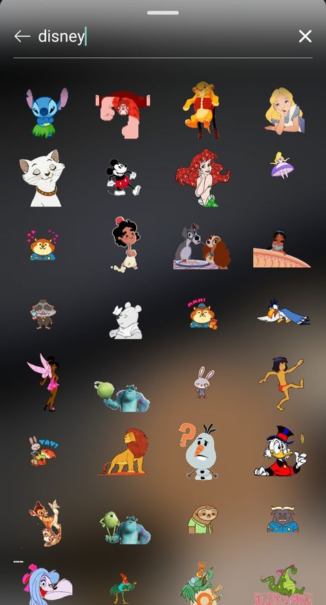 Insta Stikers Aesthetic, Disney Instagram Stickers, Best Insta Stickers, Disney Instagram Story Stickers, Insta Gif Stickers, Ig Story Gif Stickers, Gifs Aesthetic, Insta Stickers, Instagram Animation