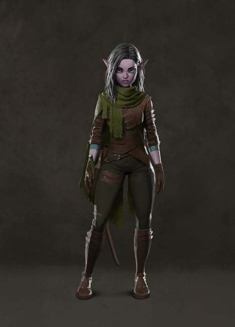 ArtStation - Elf company, Un Lee Deep Gnome, Female Gnome, Stylized Character, Pathfinder Character, The Hobbit Movies, Female Elf, Rpg Characters, Vox Machina, Fantasy Races