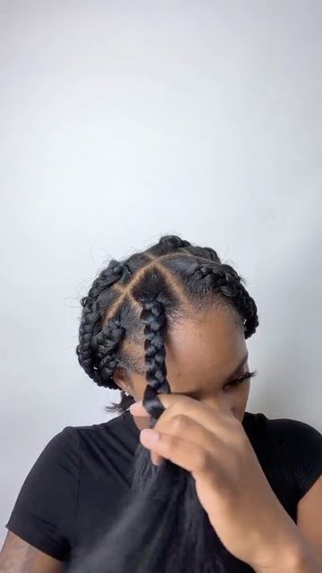 BraidsTribe on Instagram: "This is by far the easiest way to install your own box braids yes or no? All you beginner DIY braiders Have you tried this method on yourself or family? How did it turn out? Comment below 👇🏾💛💛💛💛 This is from @_pjwest 💛💛💛💛" Easiest Braids To Do On Yourself, Braids To Do On Yourself, Easy Braids, Yes Or No, Have You Tried, Box Braids, You Tried, Natural Hair Styles, Dreadlocks