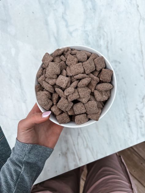 Protein Puppy Chow — Kale Kouture Protein Puppy Chow Healthy, Kale Kouture, Protein Puppy Chow, Clean Treats, 2024 Recipes, Puppy Chow, Milk Chocolate Chips, Arbonne, Single Serve