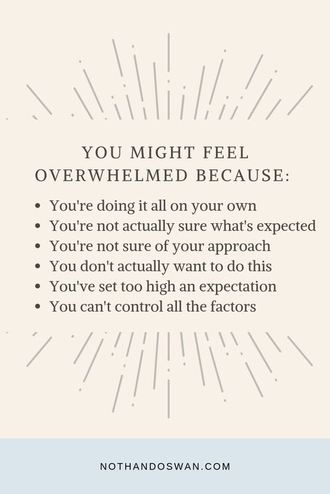 Ever experienced any of these causes of overwhelm? Who hasn't, right? This post will walk you through how to get over the feeling of overwhelm so that you can get back to your meaningful work. For thought leaders and creatives. Life Feels Overwhelming Quotes, When Life Feels Overwhelming, Not Feeling Appreciated Quotes Work, When Work Is Overwhelming Quotes, What To Do When Life Is Overwhelming, You Can Get Through This, When Life Feels Overwhelming Quote, You Will Get Through This, Feeling Overstimulated Quotes