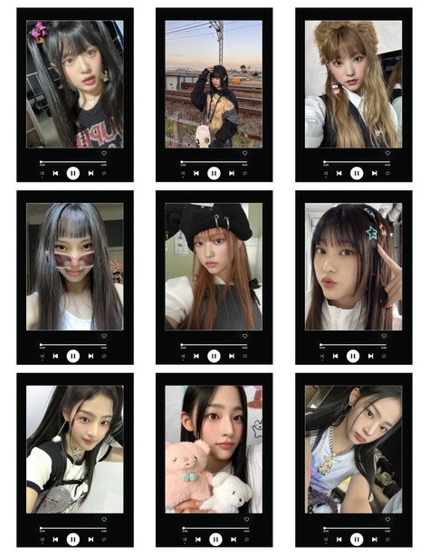 Newjeans Polaroid Printable, Itzy Signature, Freebies Kpop, Kpop Polaroids, Kpop Freebies, Kpop Polaroid, Polaroid Kpop, Bts Wallpaper Desktop, Polaroid Template