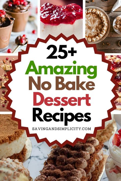 25+ easy to make no bake dessert recipes including no bake cheesecake, chocolate mousse, brownies and more. Simple and easy no bake desserts perfect for family dinner, friendsgiving, holiday desserts or just because.  Sweet treats including, cheesecake, mousse, bars, squares, edible cookie dough, pudding, cakes and more. Easy 9 X 13 Desserts, No Bake Instant Pudding Desserts, Best No Bake Dessert Recipes, Super Easy No Bake Desserts, Easy Family Desserts, Few Ingredient Desserts, Birthday Desserts Not Cake, No Bake Desserts Quick Easy Recipes, Easy Sheet Pan Desserts