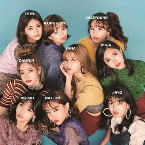 membros do twice feito com intuito de ajudar as novas onces [fandom do twice] que ainda não sabem reconhecer todas as integrantes. :) Twice Guide, Lovelys Twice, Twice Names, Twice Lovely, Lovely Twice, Leader Twice, Kpop Group Names, Girls Group Names, Twice Group