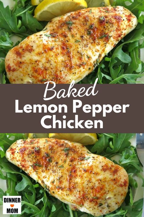 Baked Chicken Recipes Lemon Pepper, Lemon Pepper Roasted Chicken, One Pan Baked Lemon Pepper Chicken Clean Food Crush, Lemon Pepper Chicken In Oven, Lemon Pepper Chicken Sheet Pan Dinner, Bake Lemon Pepper Chicken, Lemon And Pepper Chicken, Lemon Pepper Chicken Oven Baked, Simple Chicken Seasoning Oven Baked