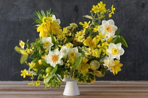 Where to Shop for Flowers, According to Florist Tulipina Spring Flowers Images, Flower Aesthetics, Easter Flower Arrangements, Easter Arrangement, Spring Flower Arrangements, Spring Floral Arrangements, Daffodil Flower, Easter Floral, Easter Flowers