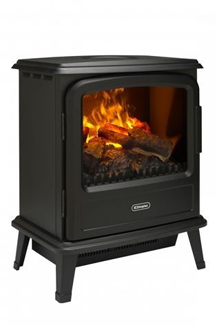 Evandale Opti-myst Electric Stove By Dimplex Dimplex Electric Stove, Dimplex Optimyst, Colored Stove, Electric Stove Fireplace, Free Standing Electric Fireplace, Bed Lighting, Fire Effect, Electric Stove Fire, Log Burning Stoves