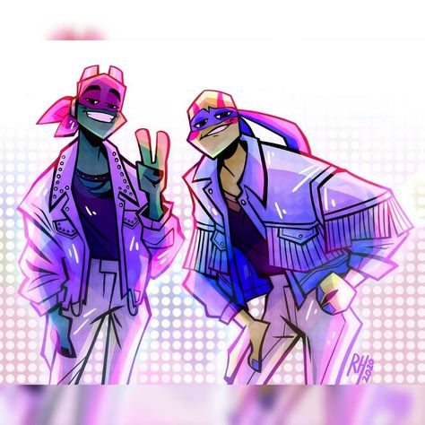 I'm officially addicted to drawing the twins in cute matching fashion. ✨✨✨ #RiseOfTheTMNT #rottmnt #rottmntleo #rottmntdonnie #riseoftheteenagemutantninjaturtles #tmnt #teenagemutantninjaturtles #tmnt2018 #tmntleo #tmntdonnie Disaster Twins, Donnie Tmnt, Screensaver Iphone, Tmnt Human, Rise Tmnt, Tmnt Fanart, Cartoon Superhero, Tmnt Leo, Donatello Tmnt