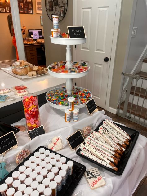 Nursing Party Food, Nurse Grad Party Food, Nurse Party Ideas, Nursing Grad Party Ideas, December Graduation, Nurse Goals, Nurse Grad Parties, Grad Party Food, Nurse Graduation Party