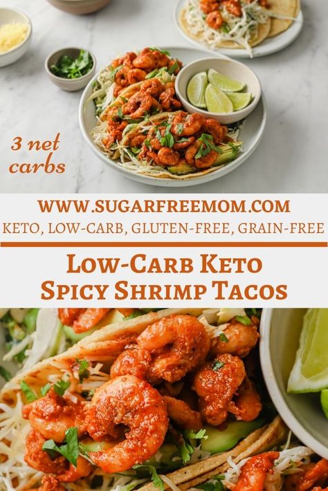 Keto Shrimp Tacos, Spicy Shrimp Taco, Shrimp Taco Recipe, Keto Shrimp Recipes, Dinner Board, Shrimp Taco, Spicy Shrimp Tacos, Keto Seafood, Shrimp Taco Recipes