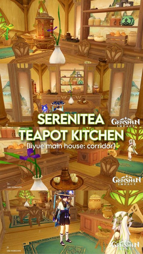 Sumeru Serenitea Pot Ideas, Serenitea Pot Kitchen, Genshin Teapot Ideas Interior Sumeru, Genshin Teapot Kitchen, Sumeru Teapot Ideas, Genshin Teapot Ideas Interior, Serenitea Pot Ideas Interior, Sereniteapot Ideas, Genshin Teapot Ideas