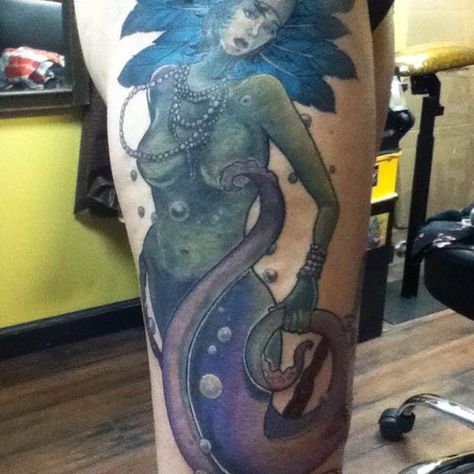 75 Mind-Blowing Mermaid Tattoos And Their Meaning | AuthorityTattoo Mermaid Tattoo Ideas, Watercolor Mermaid Tattoo, Black And White Mermaid, Abstract Mermaid, Evil Mermaids, Miniature Mermaid, Mermaid Tattoo Designs, Mermaid Skeleton, Wild Tattoo