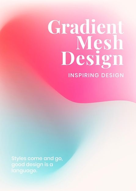 Gradient Poster Design Typography, Gradient Layout, Gradient Poster Design, Gradient Graphic Design, Mesh Gradient, Graphic Design Activities, Gradient Poster, Music Concert Posters, Vector Gradient