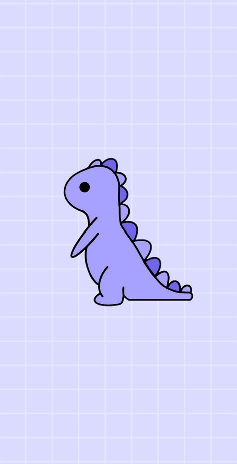 Purple Dino Wallpaper, Purple Dinosaur Wallpaper, Darby Core, Dino Stickers, Color Lila Pastel, Purple Dinosaur, Cute T Rex, Purple Wallpapers, Lego Wallpaper