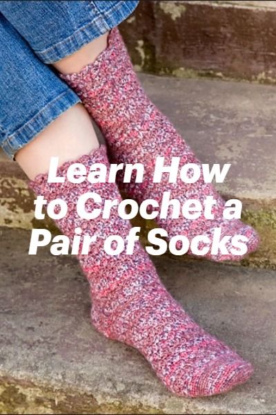 Learn How to Crochet a Pair of Socks the Easy Way Crochet sock patterns #crochet Easy Crochet Socks For Beginners Free, Crocheted Socks Pattern Free, How To Crochet Socks For Beginners, Free Crochet Sock Patterns Easy, Easy Crochet Socks Free Pattern, Crocheted Socks Pattern Free Easy, Free Crochet Sock Patterns, Crochet Socks Free Pattern For Beginners, How To Crochet Socks