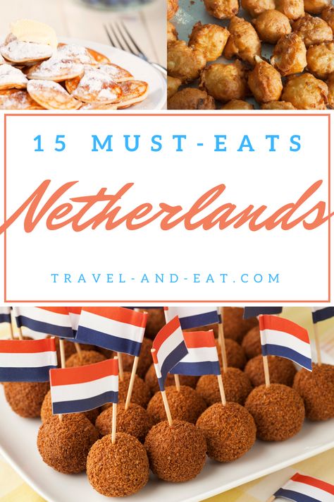 Dutch Foods Netherlands, Foods From Different Countries, Traditional Dutch Food, Food From Around The World Recipes, International Recipes Dessert, Dutch Food Traditional, Dutch Recipes Netherlands Traditional, Dutch Appetizers, Holland Recipes