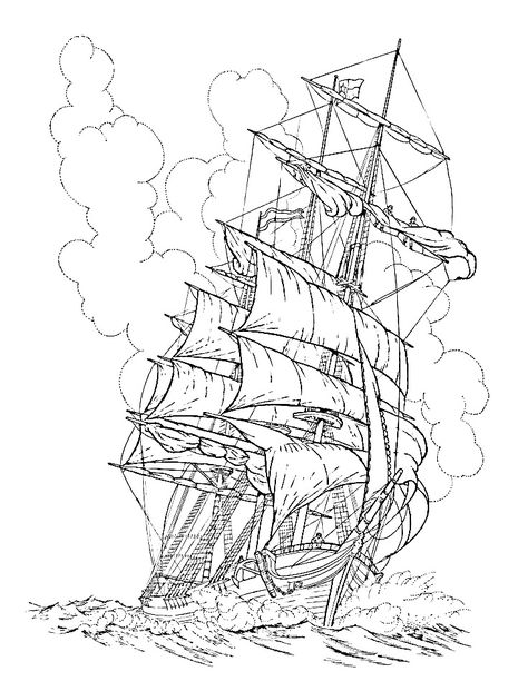 Tall Ships Tattoo, Pirate Ship Tattoo Stencil, Pirate Ship Outline, Ship Tattoo Stencil, Pirate Ship Tattoo Drawing, Pirate Boat Tattoo, Ship Outline, Ship Tattoo Design, Norwegian Tattoo